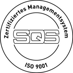 Logo SQS ISO 9001:2015 Qualitätsmanagement